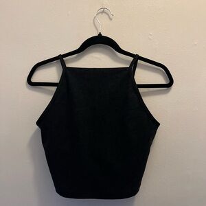 Beyond Yoga Black Cropped Tank